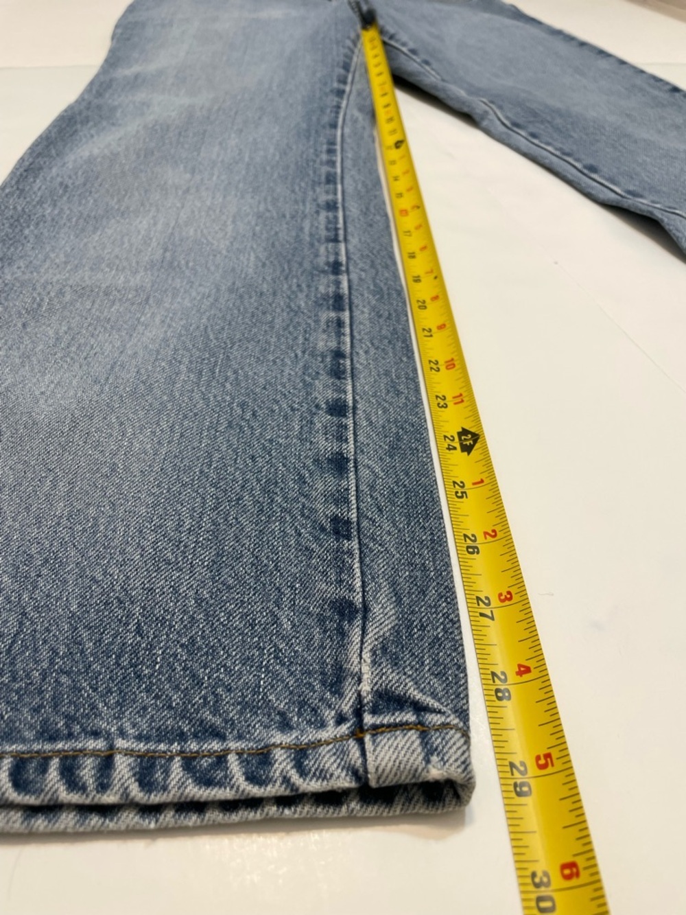 Express Jeans Women’s Boot Cut Light Blue Wash Jeans Size 10 - Picture 4 of 14